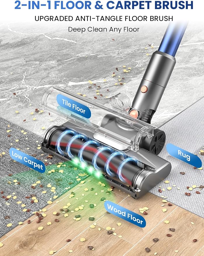 Dzaki Cordless Vacuum Cleaner, Stick Vacuum - Image 8