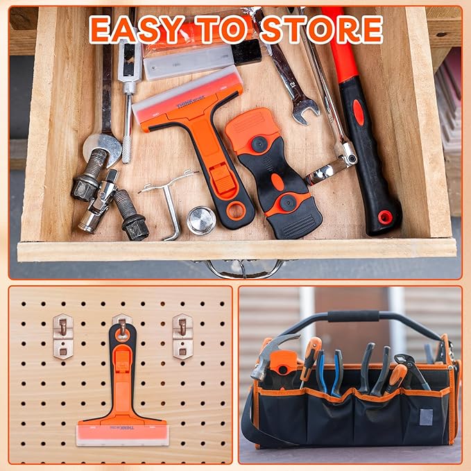 Razor Blade Scraper, 2 Pack Razor Scraper - Image 5