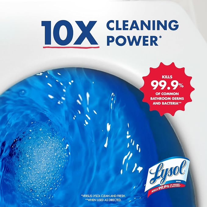 Lysol Toilet Bowl Cleaner, Max Strength Bathroom Cleaning Supplies, Toilet Bowl - Image 4