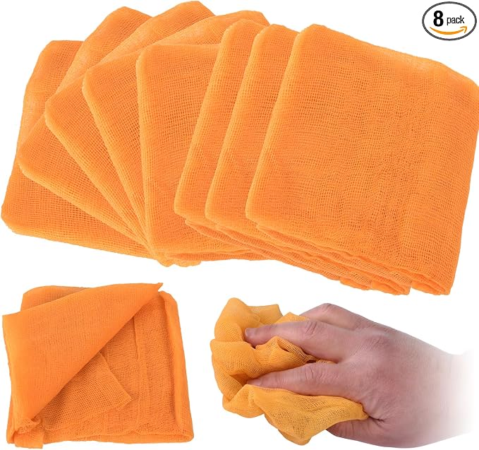 8 Pack Tack Cloths, 17.7" x 35.4" Premium Tack Rags by ALLWIN
