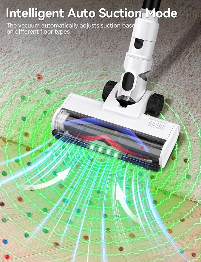 Cordless Vacuum Cleaner, 600W 50KPA 70Mins Cordless Stick Vacuum Cleaner - Image 2