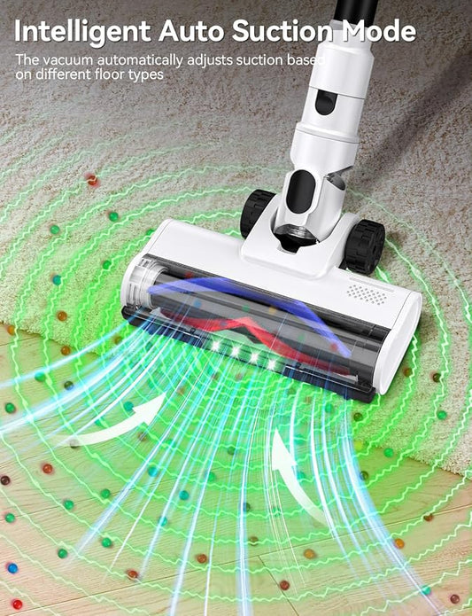 Cordless Vacuum Cleaner, 600W 50KPA 70Mins Cordless Stick Vacuum Cleaner - Image 2
