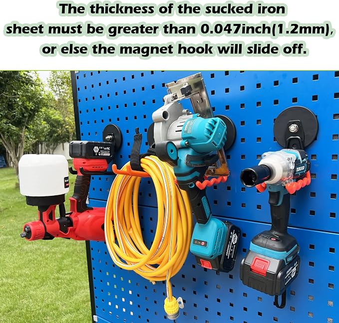 ULIBERMAGNET Heavy Duty Large Magnet Hooks, Strong Magnetic Wave Hook - Image 6