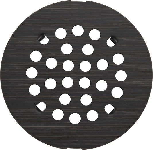 rrajj 4-1/4 Inch Round Snap-in Shower Floor Drain Cover Replacement Cover by RRAJJ
