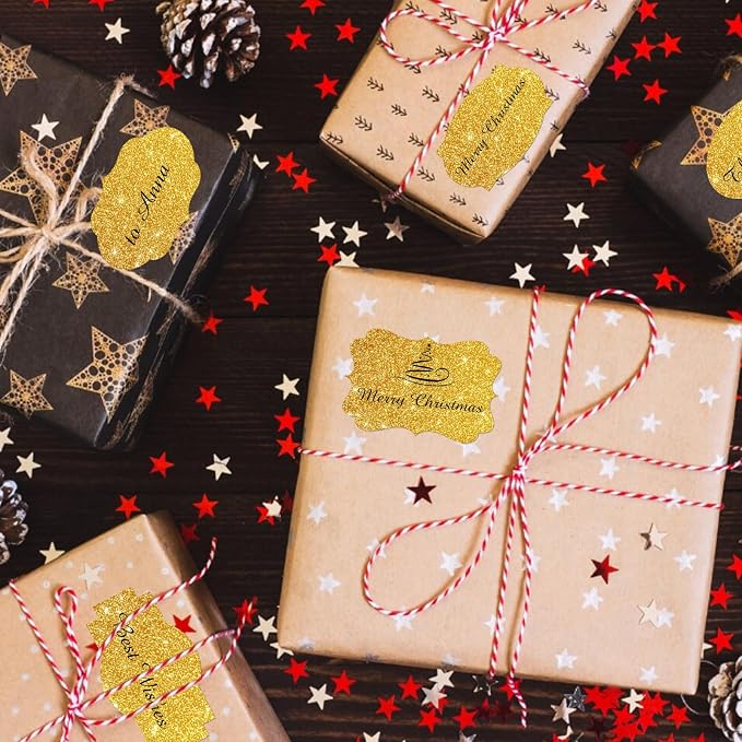 350 PCS Gift Tags Stickers Name Labels Stickers - Image 3