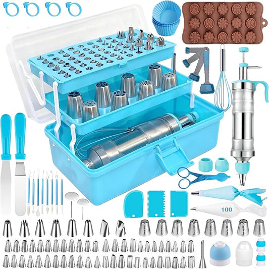 Gawren-H&E 208 PCS Cake Decorating Kit, Baking Supplies by Gawren-HE
