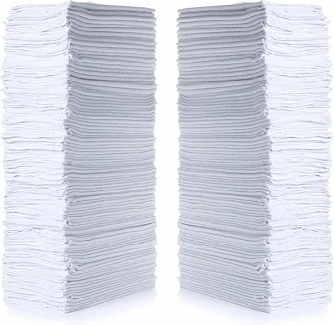 Simpli-Magic Cotton Shop Towels 14"x12" – Reusable Cleaning Shop Rags by Simpli-Magic