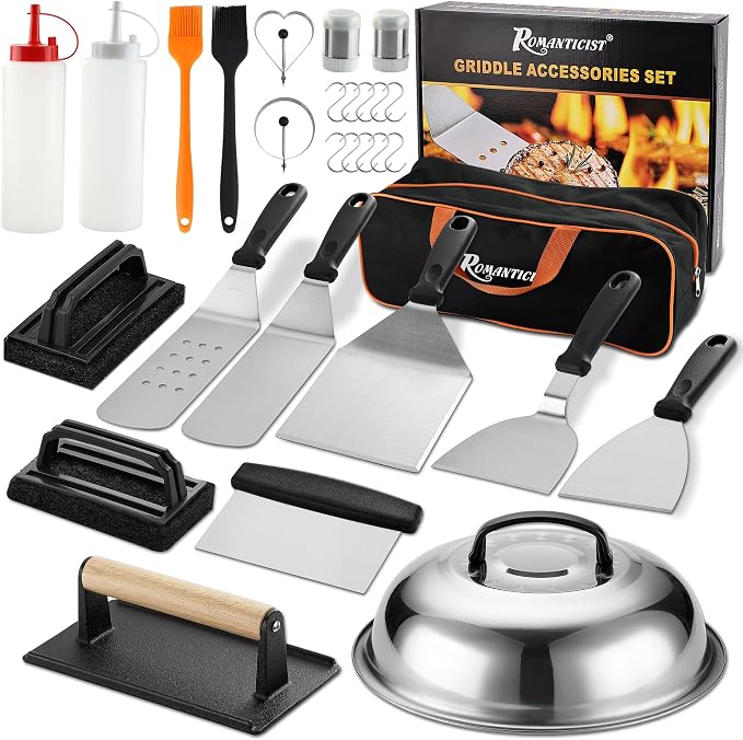 ROMANTICIST 29PCS Griddle Accessories Set by ROMANTICIST