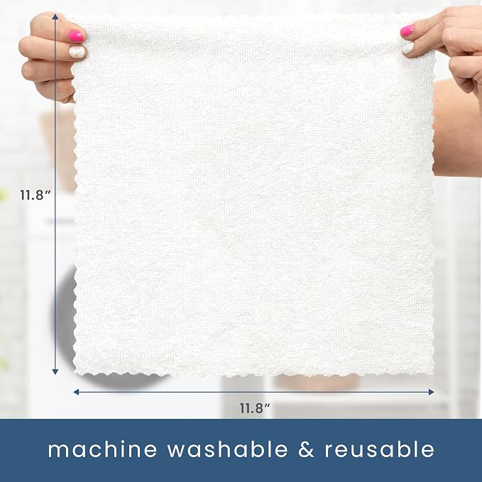 S&T INC. 50 Pack Microfiber Cleaning Cloth - Image 6