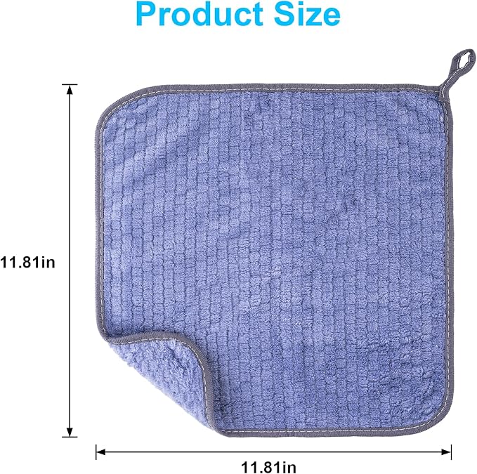 Microfiber Cleaning Cloth, 10 Pack Cleaning Towels - Image 6