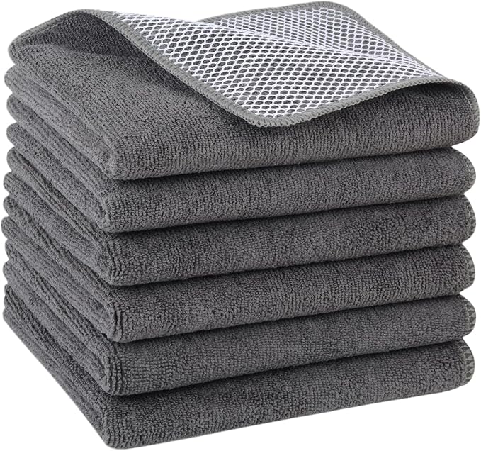 KinHwa Kitchen Washcloths for Dishes Absorbent Microfiber Dish Cloths Dish - Image 9