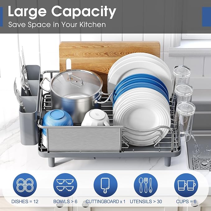 Stainless Steel Dish Drying Rack - Image 3