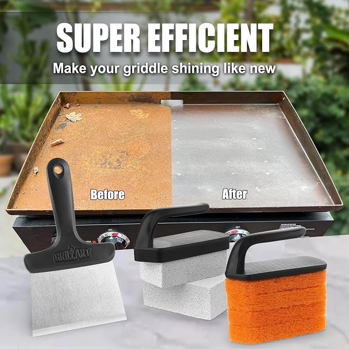 GRILLART Griddle Cleaning Kit for Blackstone, Flat Top Grill Cleaning Kit - Image 6
