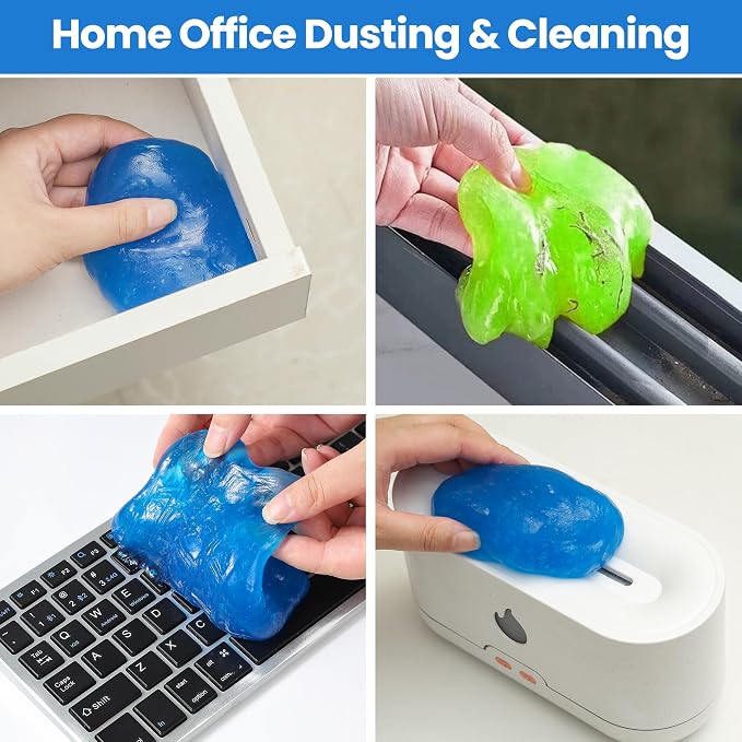 Car Cleaning Gel, 4 Piece Car Cleaning Kit, Men's and Women's Car Detailing - Image 3