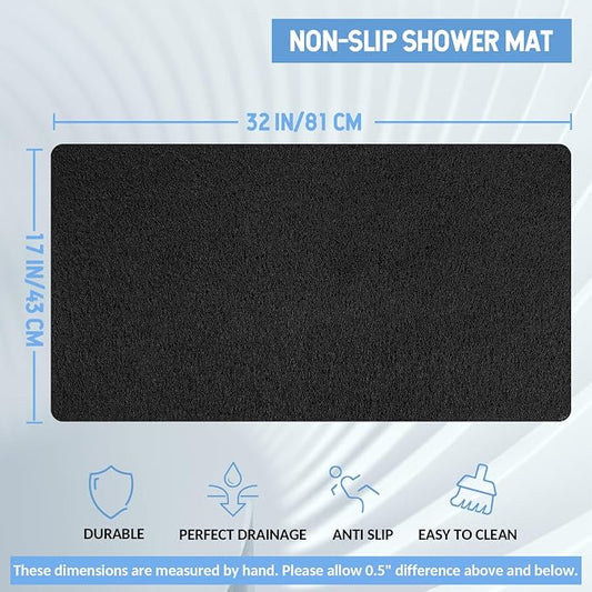 Non-Slip Bathtub Mat, Anti Slip Shower Mat, Fast Drying Bathtub Mats, Foot - Image 2