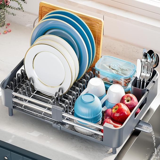 Dish Racks for Kitchen Counter, Dish Drying Rack by Urackify