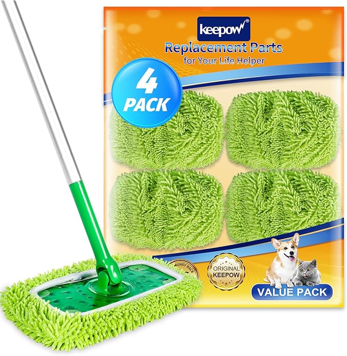 KEEPOW Reusable Mop Pads Compatible by KEEPOW
