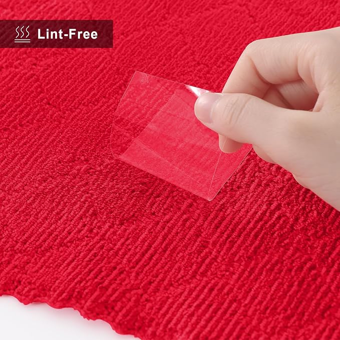 Homaxy 24 Pack Dish Towels for Kitchen, Super Soft and Absorbent Coral Velvet - Image 8