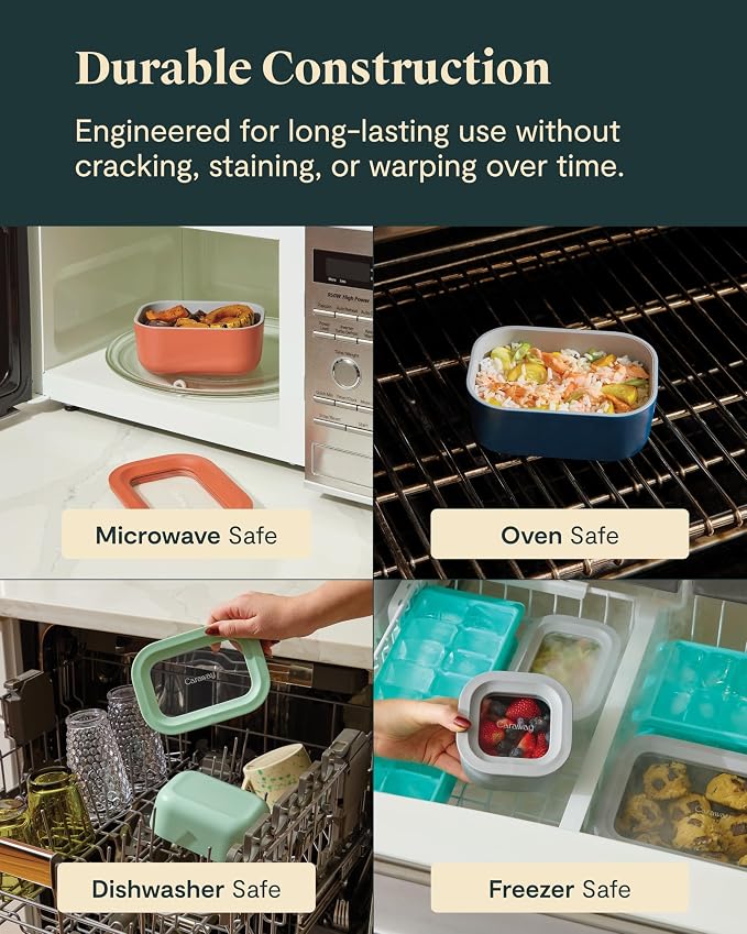 Caraway 2pc Glass Food Storage Set - Image 4