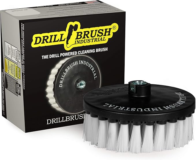 Carpet Cleaner Scrub Brush for Polisher by Drillbrush