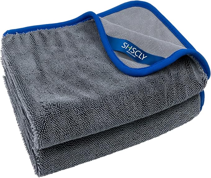 SHSCLY Professional Car Drying Towel – 2-Pack XL Microfiber Towels - Image 7