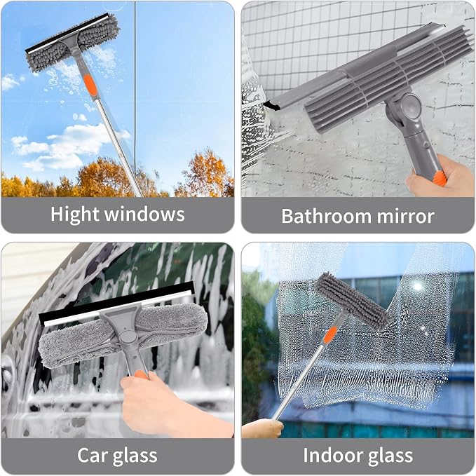 Professional 72'' Window Squeegee Cleaning Washing Tool/Kit - Image 7