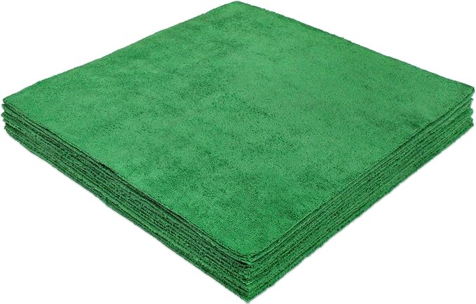 Eurow Ultrasonic Cut 300 GSM Microfiber Cleaning Towels, Streak-Free, Ultra - Image 2