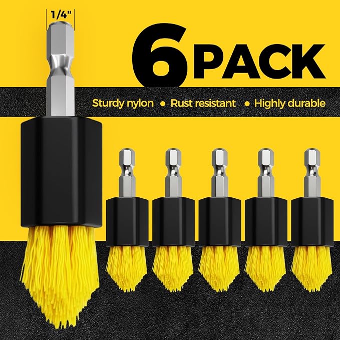 Holikme 6 piece Drill Brush - Image 6