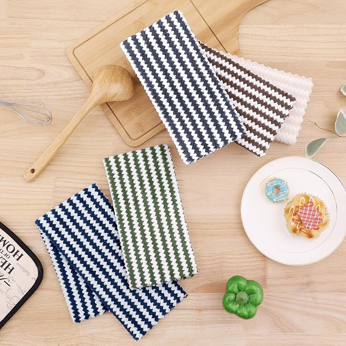 Homaxy Kitchen Towels, Ultra Soft and Absorbent Dish Towels, Reusable Fast - Image 8