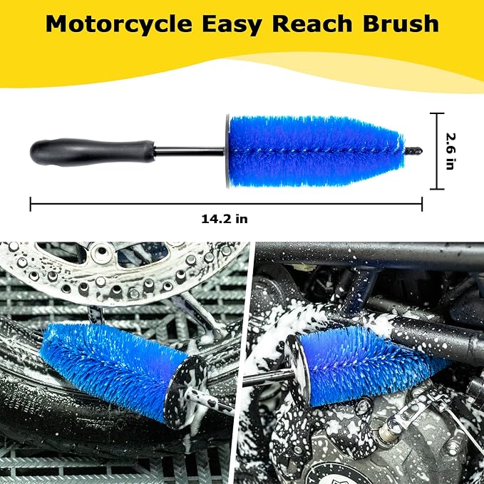 Motorcycle Cleaning Kit 6 Pack - Image 2