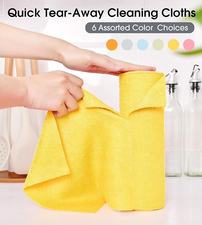 KitchLife Microfiber Cleaning Cloth Roll - Image 6