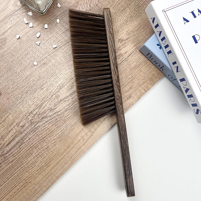 Wood Dusting Brush, Handheld Soft Bristle Cleaning Broom - Image 7