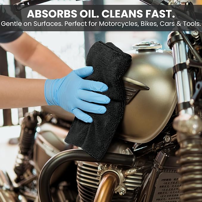 Microfiber Cleaning Cloth, 12 Pack Lint-Free and Highly Absorbent Rags - Image 7