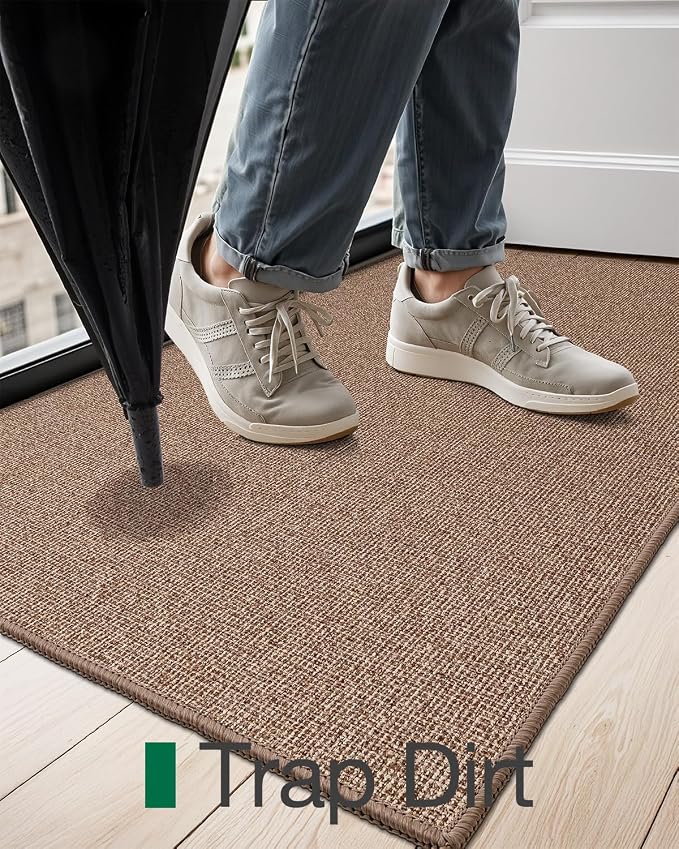 LUMI Indoor Door Mat 36"x56", Ultra Thin Low Profile Non-Slip Doormat - Image 7