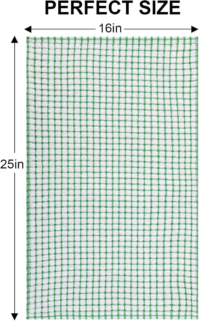 Kitinjoy Cotton 12 Pack Terry Kitchen Towels, 16 x 25 Inches Super Soft and - Image 6