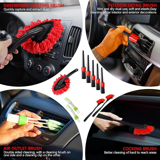 35Pcs Car Detailing Kit, Car Cleaning Kit - Image 4