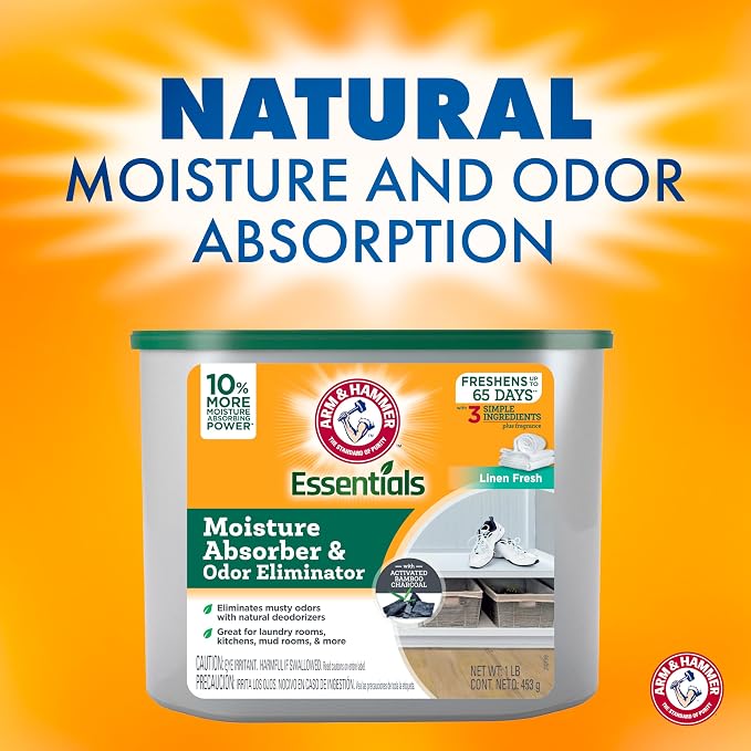Arm & Hammer Essentials Disposable Moisture Absorber and Odor Eliminator Tub - Image 3