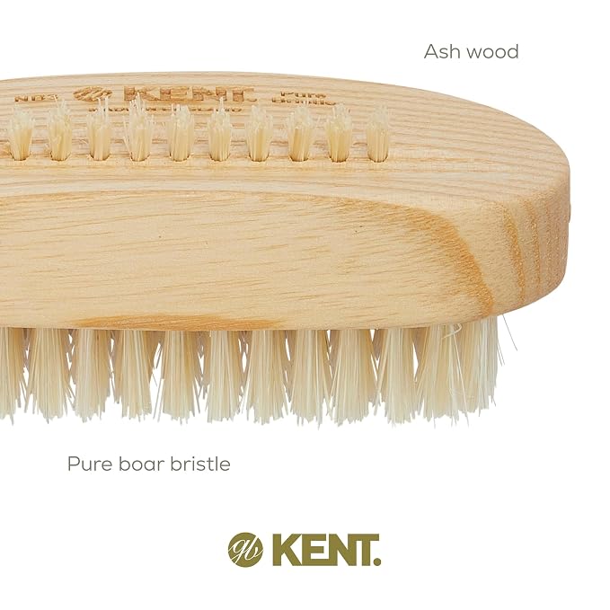 Kent NB3 Natural Bristle Fingernail Brush and Hand Scrub Brush - Image 5