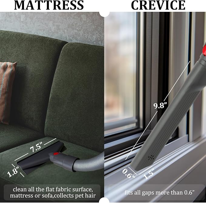 Attachment Kits for Dyson Vacuum Cleaner, Crevice Tool, Dryer Lint Vac - Image 4