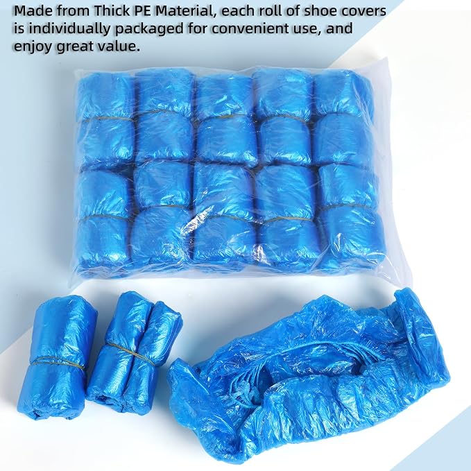 200 Pcs Shoe Covers Disposable Non Slip, Waterproof Shoe Covers Disposable - Image 5