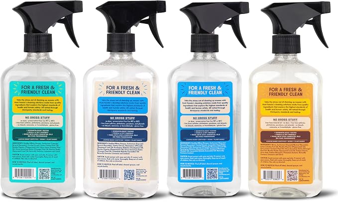 Aunt Fannie's Cleaning Spray Variety Pack, Lemon All Purpose Vinegar, Glass & - Image 7