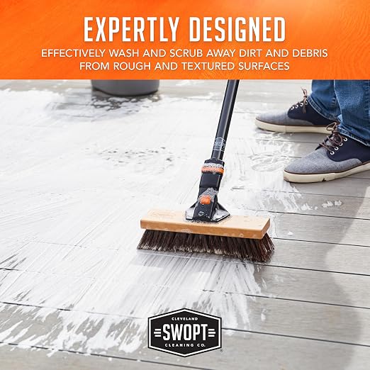 SWOPT 10' Premium Rough Surface Scrub Brush Head - Image 7
