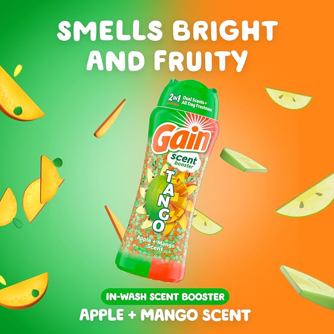 Gain Tango 2-in-1 Laundry Scent Booster Beads, Apple and Mango Scent, 21.1 OZ - Image 4