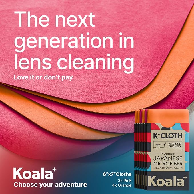 Koala Lens Cleaning Cloth | Japanese Microfiber | Glasses Cleaning Cloths | - Image 6