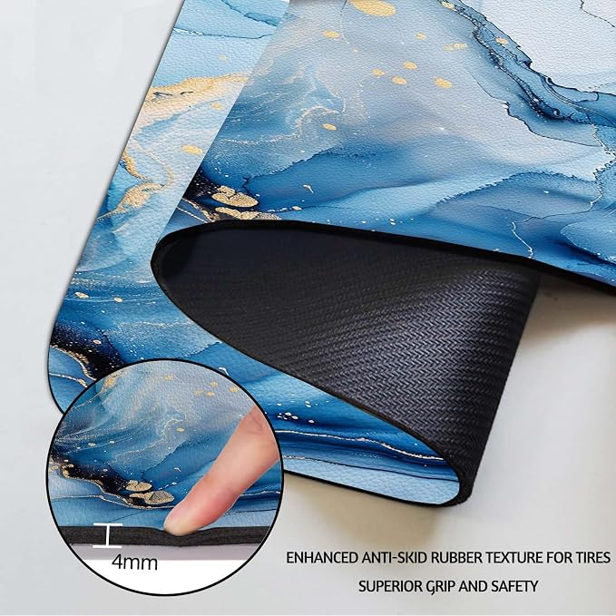 MCALK Marble Blue Dish Drying Mat - Image 5