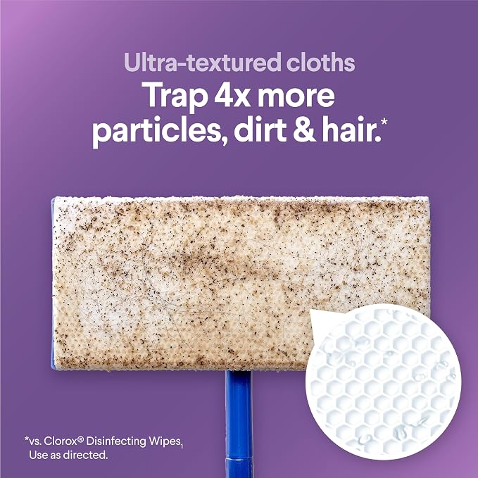 Clorox Scentiva Disinfecting Wet Mop Pad, Disposable Heads, Lavender and Jasmine - Image 6