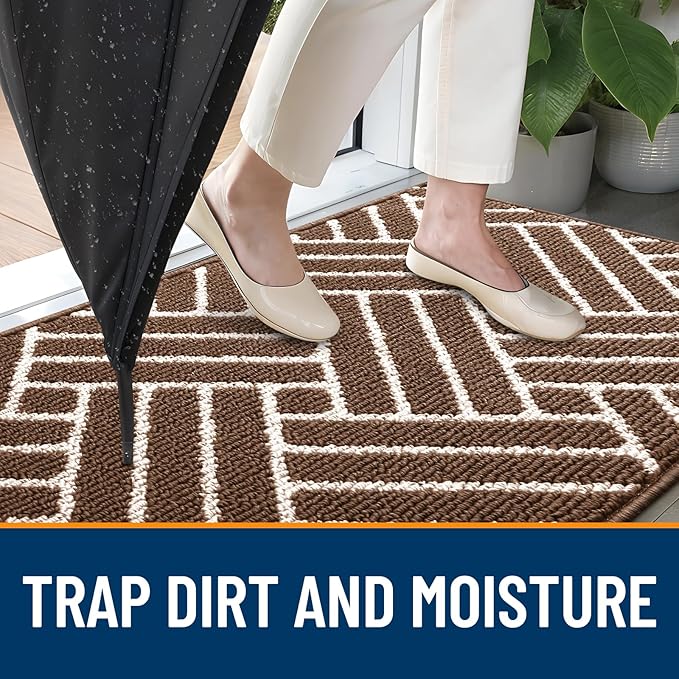 OLANLY Indoor Door Mat, 32x20 Inch, Dirt Resistant and Absorbent, Non-Slip - Image 2