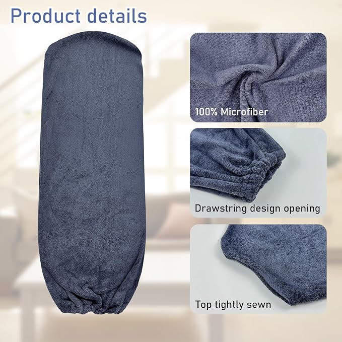 4 PCS Ceiling Fan Duster Kits, 100% Microfibre Fan Blade Cleaner - Image 3