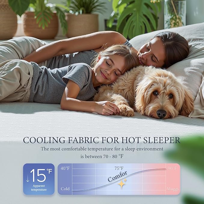 Waterproof Mattress Protector 1 Pillowcase 20''x28'', Twin Mattress Pad, Deep Stretchable Pocket Bed Cover, Machine Washable Soft Breathable Noiseless Mattress Protection