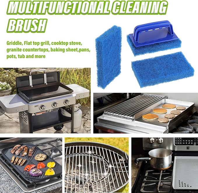 5 Pack Electric Cleaning Brush Pad Kitchen Bathroom Household Cleaning Pad - Image 7